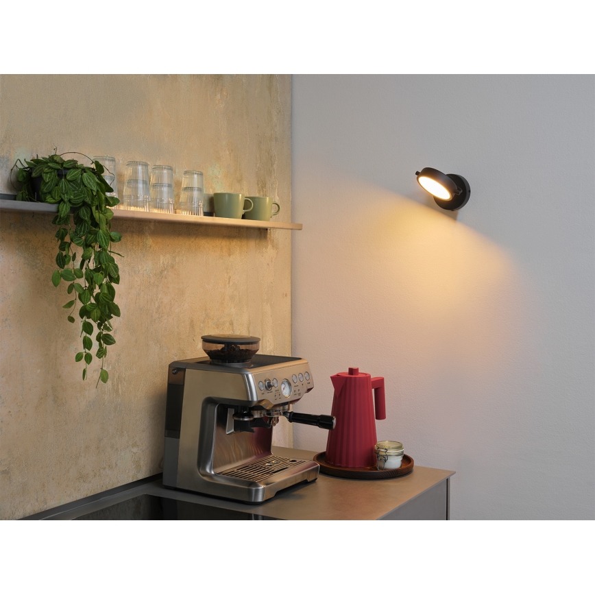 Osram - LED-wandlamp DECOR PUCK LED/11W/230V zwart