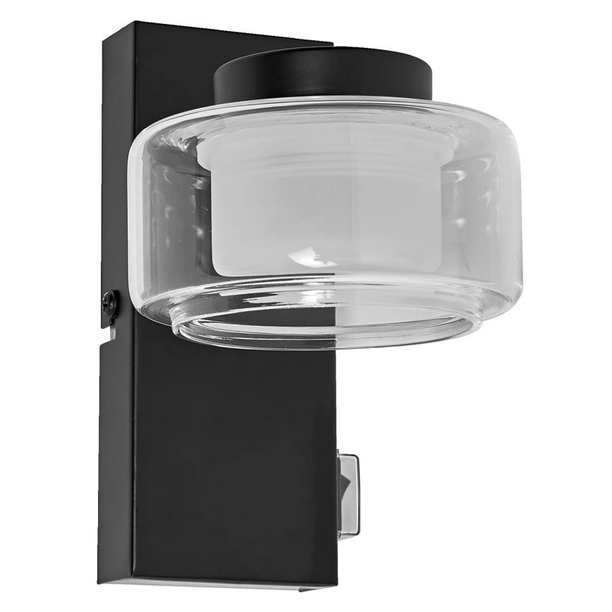 Osram - LED-badkamerwandlamp ORBIS FLAME LED/5,5W/230V 3000/4000K IP44 zwart