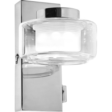 Osram - LED-wandlamp voor de badkamer ORBIS FLAME LED/5,5W/230V 3000/4000K IP44 glanzend chroom