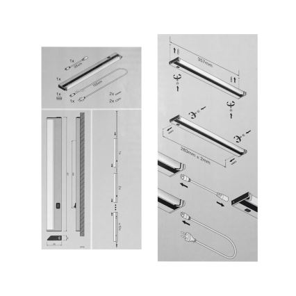 Osram - LED Werkbladverlichting LEDVANCE 1xLED/6W/230V