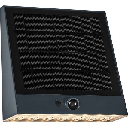 Osram - LED-zonne-wandlamp met sensor ENDURA STYLE LED/10,2W/4,2V 2000 mAh IP54 antraciet