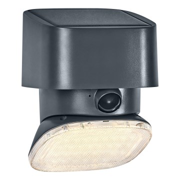 Osram - LED zonne-wandlamp met sensor ENDURA STYLE LED/10,3W/4,2V 2000 mAh IP54 antraciet