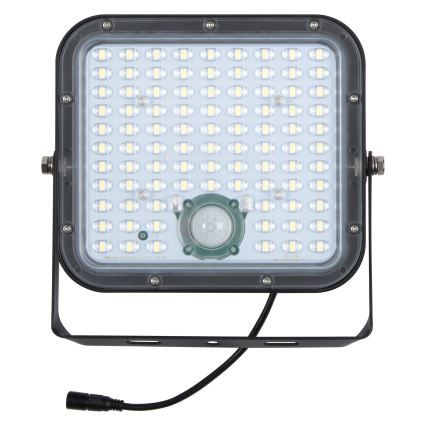 Osram - Dimbare LED-zonneschijnwerper met sensor ENDURA LED/30W/6,4V 4000K IP65 zwart + afstandsbediening