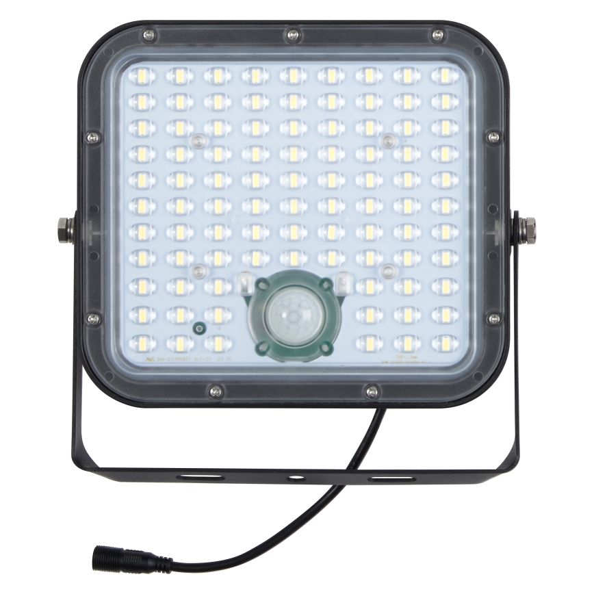 Osram - Dimbare LED-zonneschijnwerper met sensor ENDURA LED/30W/6,4V 4000K IP65 zwart + afstandsbediening