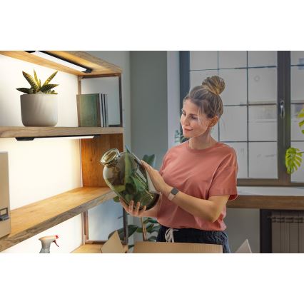 Osram - Dimbare LED-onderbouwarmatuur met bewegingssensor LINEAR EDGE LED/8W/230V 3000/4000/6500K 50 cm zwart