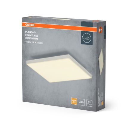 Osram - Opbouw LED-paneel PLANON LED/20W/230V 3000K 30x30 cm wit