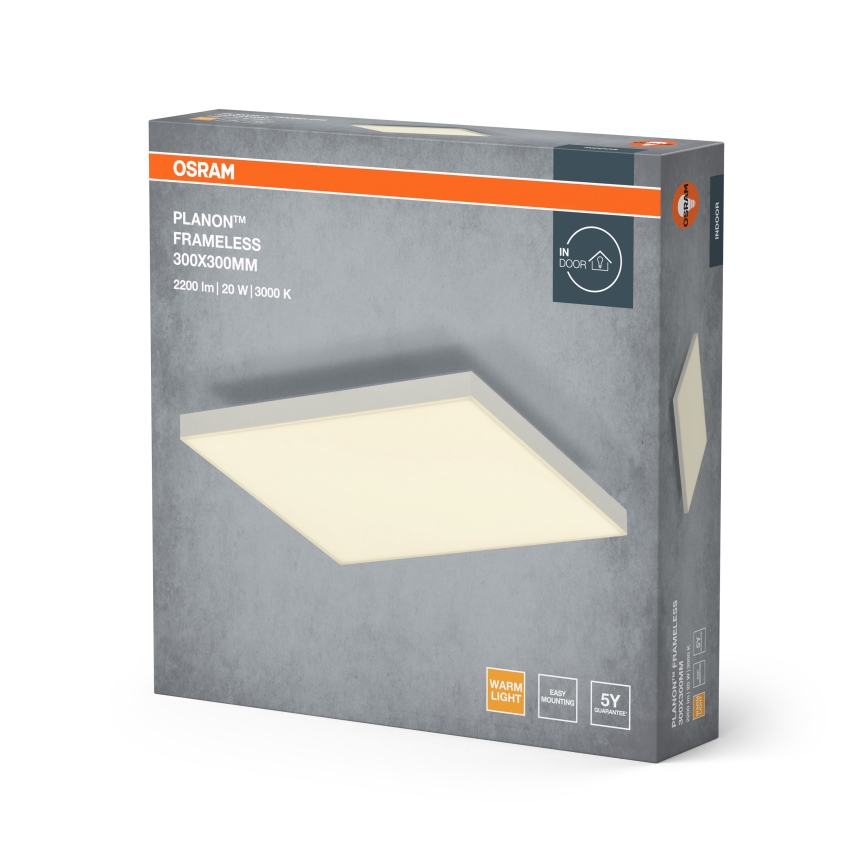 Osram - Opbouw LED-paneel PLANON LED/20W/230V 3000K 30x30 cm wit
