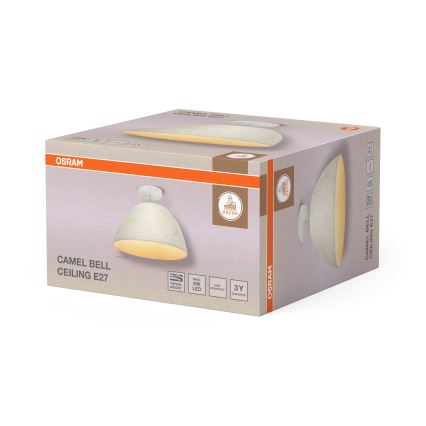 Osram - Opbouwkroonluchter CAMEL BELL 1xE27/9W/230V Ø 37,5 cm