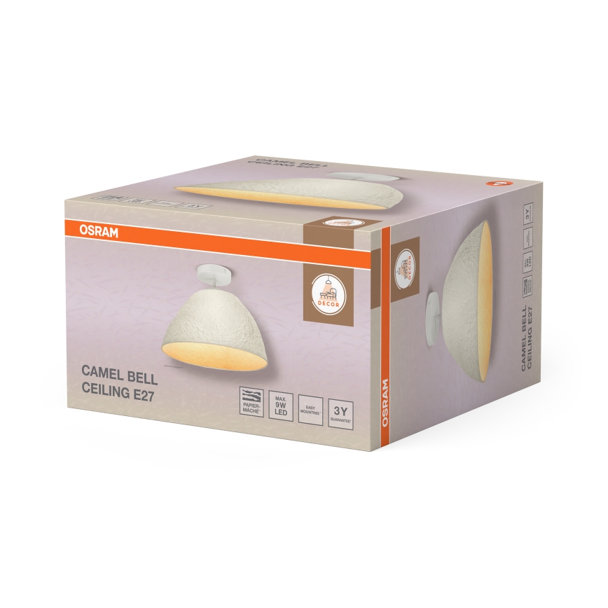 Osram - Opbouwkroonluchter CAMEL BELL 1xE27/9W/230V Ø 37,5 cm