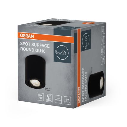 Osram - Opbouwspot SPOT 1xGU10/7W/230V zwart