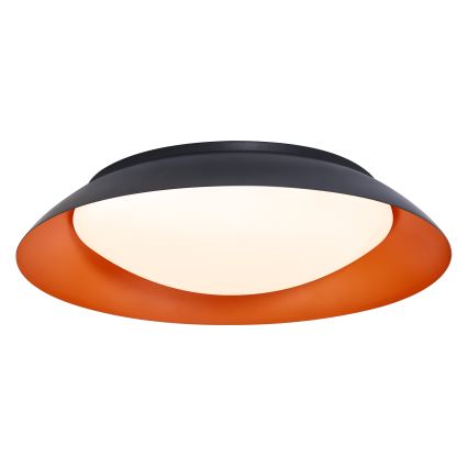 Osram - Dimbare LED-plafondlamp ORBIS PLATE LED/45W/230V Ø 48 cm oranje/zwart