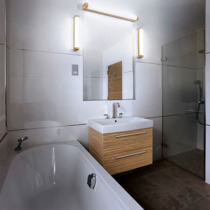 Osram - Dimbare LED-spiegelverlichting voor de badkamer ORBIS TUBE LED/12W/230V 3000/4000K 60 cm IP44 bruin