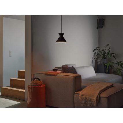 Osram - Pendellamp met kabel DECOR WAIST 1xE27/40W/230V zwart