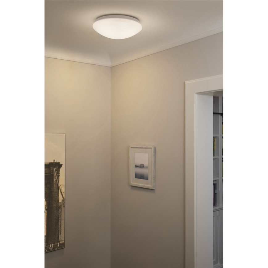 Osram - Plafondlamp CEILING ESSENTIAL 2xE27/25W/230V Ø 35 cm wit