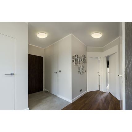 Osram - Plafondlamp CEILING ESSENTIAL 2xE27/25W/230V Ø 35 cm wit