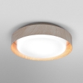 Osram - Plafondlamp ORBIS MADRID 2x E27/10W/230V Ø 29 cm houtlook
