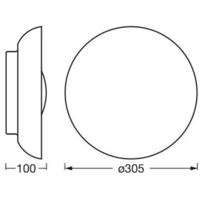 Osram - Plafondlamp ORBIS MILAN 2xE27/10W/230V Ø 30,5 cm bruin