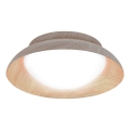 Osram - Plafondlamp ORBIS MILAN 2xE27/10W/230V Ø 30,5 cm houtdecor