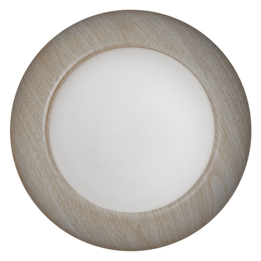 Osram - Plafondlamp ORBIS MILAN 2xE27/10W/230V Ø 30,5 cm houtdecor