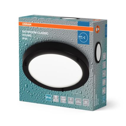 Osram - Plafondlamp voor de badkamer BATHROOM CLASSIC 1xE27/15W/230V Ø 31 cm IP44