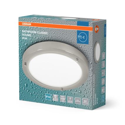 Osram - Plafondlamp voor de badkamer BATHROOM CLASSIC 1xE27/15W/230V, Ø 31 cm, IP44