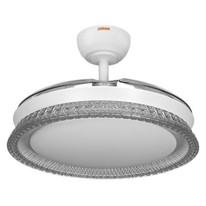 Osram - dimbare RGB-LED plafondlamp met ventilator CIERZO LED/35W/230V 3000-6500K + afstandsbediening