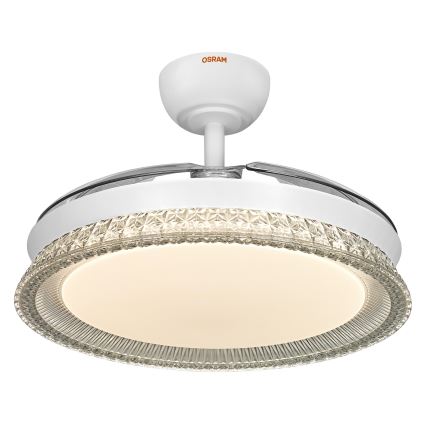 Osram - dimbare RGB-LED plafondlamp met ventilator CIERZO LED/35W/230V 3000-6500K + afstandsbediening
