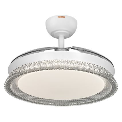 Osram - dimbare RGB-LED plafondlamp met ventilator CIERZO LED/35W/230V 3000-6500K + afstandsbediening