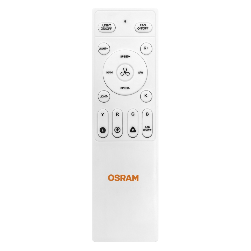 Osram - dimbare RGB-LED plafondlamp met ventilator CIERZO LED/35W/230V 3000-6500K + afstandsbediening