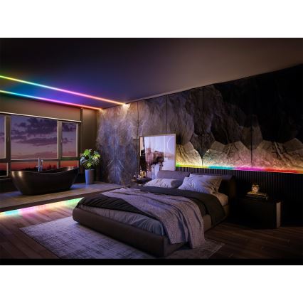 Osram - RGB-dimbare LED-strip SMART+ MAGIC 5 m, 35 W, 230 V, Wi‑Fi + afstandsbediening