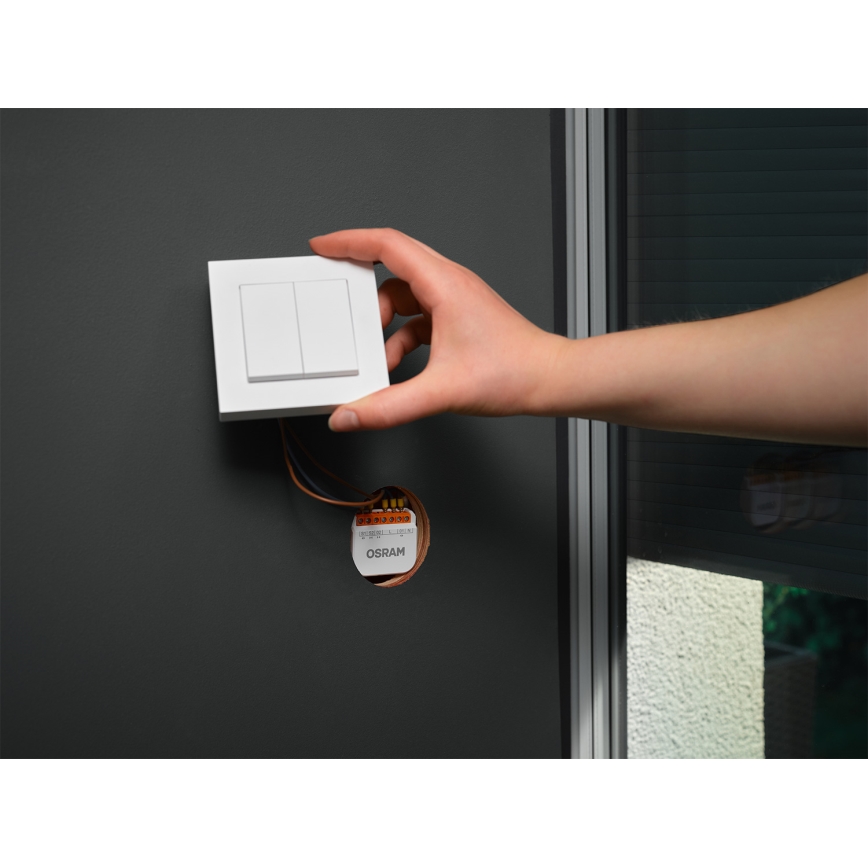 Osram - Schakelmodule voor het bedienen van jaloezieën, rolluiken en gordijnen SMART+ 230V Wi-Fi