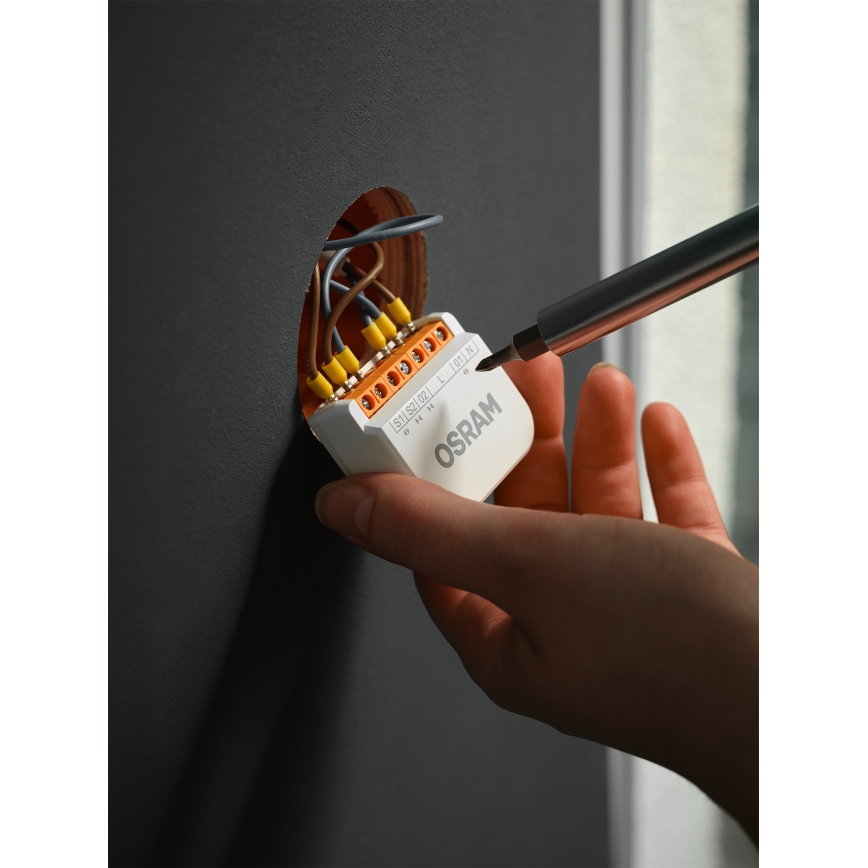 Osram - Schakelmodule voor het bedienen van jaloezieën, rolluiken en gordijnen SMART+ 230V Wi-Fi