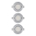 Osram - SET 3x LED Inbouwspot 3xGU10/3W/230V