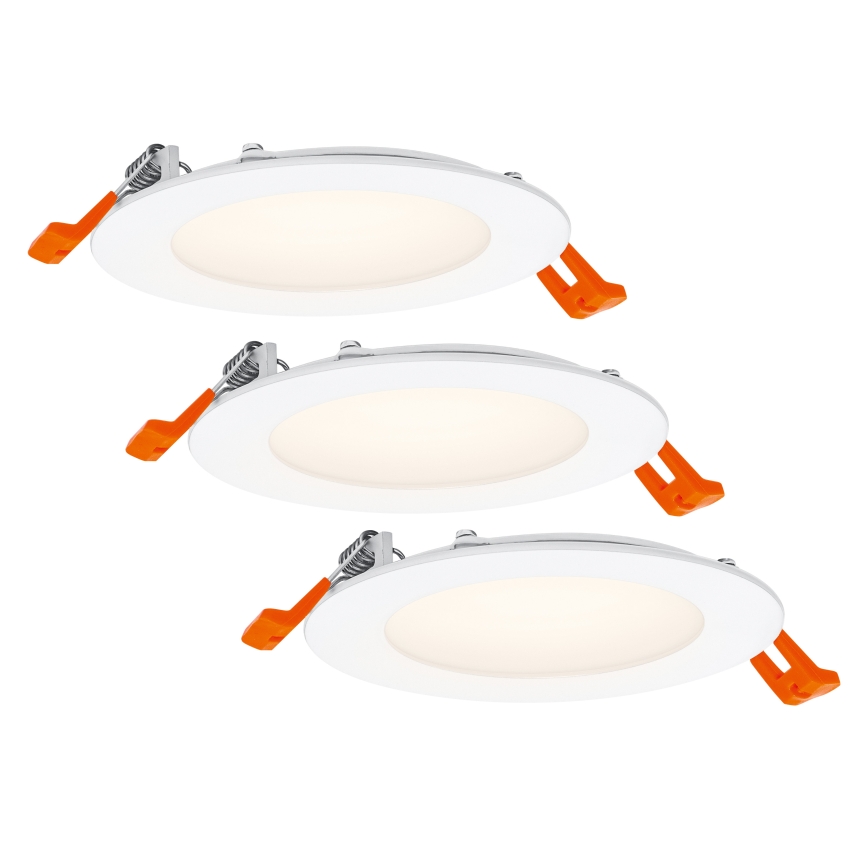 Osram - Set van 3 LED-inbouwspots SPOT LED/8W/230V 3000K Ø 12 cm wit
