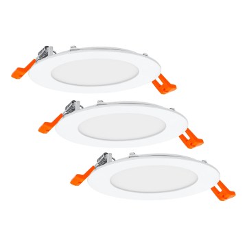 Osram - Set van 3 LED-inbouwspots SPOT LED/8W/230V 3000K Ø 12 cm wit