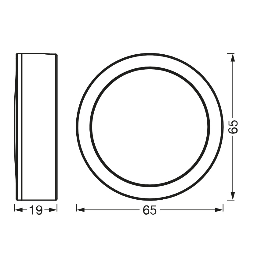 Osram - SET van 3 LED onderbouwarmaturen UNDERCABINET LED/3W/230V 3000K zwart