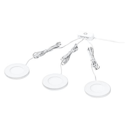 Osram - Set van 3x LED onderbouwarmatuur UNDERCABINET LED/8,5W/230V 3000K wit