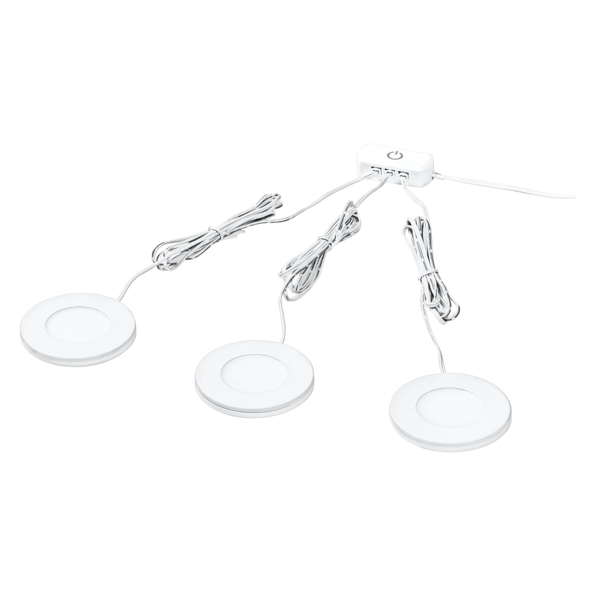 Osram - Set van 3x LED onderbouwarmatuur UNDERCABINET LED/8,5W/230V 3000K wit