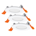 Osram - Set van 3 SLIM LED inbouwspots, 4,5 W, 230 V