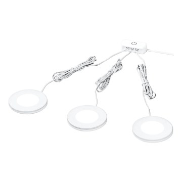 Osram - Set van 3x LED onderbouwarmatuur UNDERCABINET LED/8,5W/230V 3000K wit