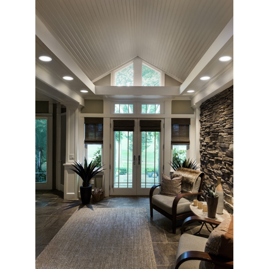 Osram - SET 6x ESSENTIAL LED-inbouwspot/18W/230V 4000K Ø 22 cm wit