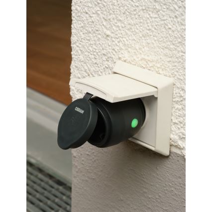 Osram - Slimme buitenstekker SMART+ MATTER SCHUKO 3680W/230V/16A IP44 Wi-Fi