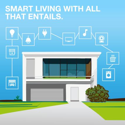 Osram - Slimme buitenstekker SMART+ MATTER SCHUKO 3680W/230V/16A IP44 Wi-Fi