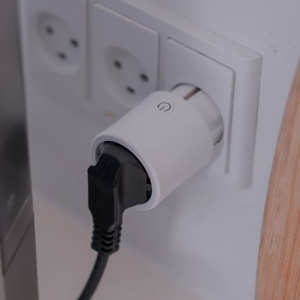 Osram - Slimme SMART+ MATTER SCHUKO-stekker 2300W/230V/10A Wi-Fi wit
