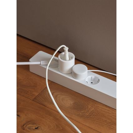 Osram - Slimme SMART+ MATTER SCHUKO-stekker 2300W/230V/10A Wi-Fi wit