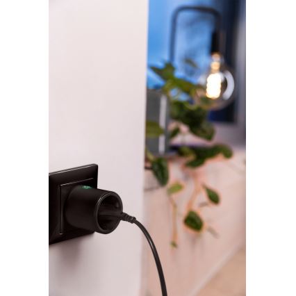 Osram - Slimme SMART+ SCHUKO-stekker 2300W/230V/10A, zwart