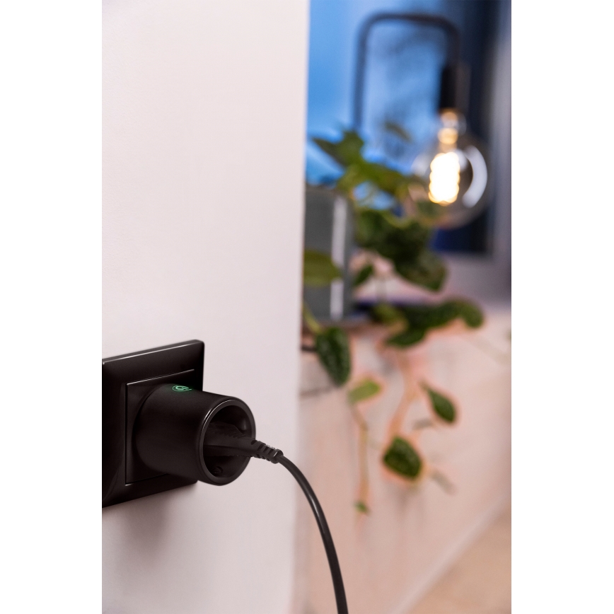 Osram - Slimme SMART+ SCHUKO-stekker 2300W/230V/10A, zwart