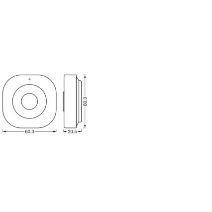 Osram - SMART+ bewegingssensor 3,7V Wi-Fi 500 mAh
