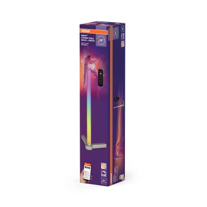 Osram - Dimbare LED RGBW tafellamp SMART+ MAGIC LED/7,5W/230V 2700-6500K zilver Wi‑Fi + afstandsbediening