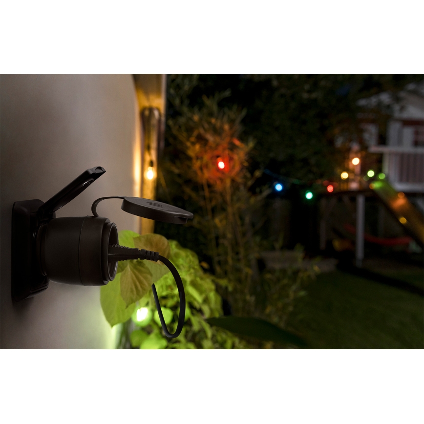 Osram - SMART+ SCHUKO slimme buitenstekker 3680W/230V/16A IP44